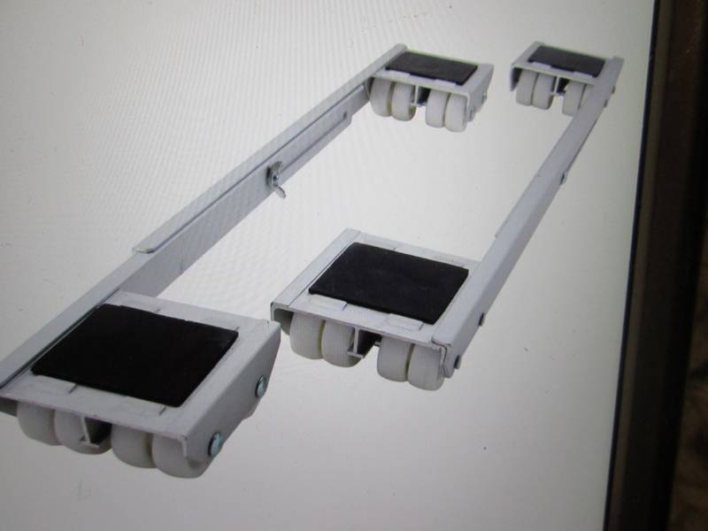 Lot of 3 Aluminum Appliance Rollers...