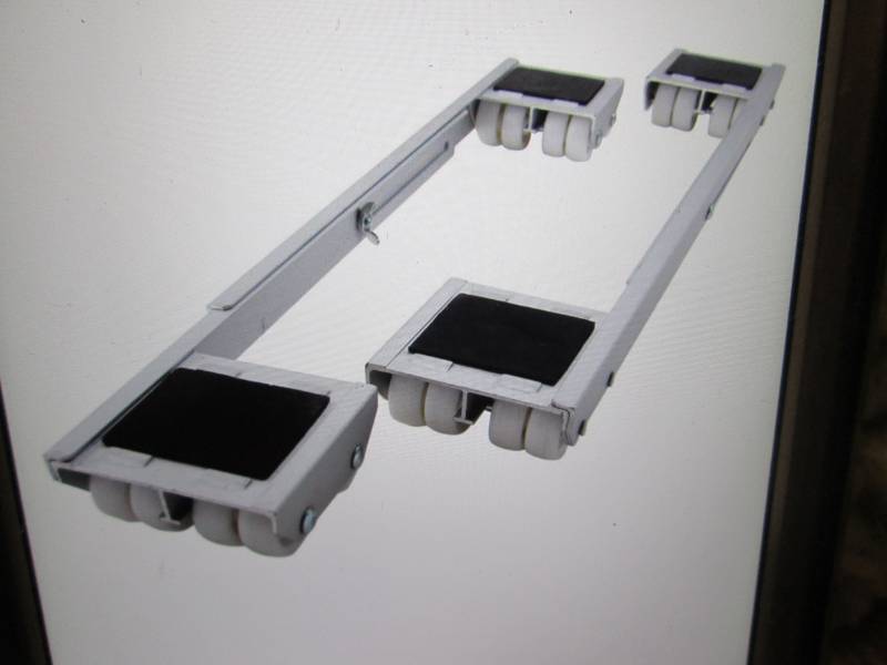 Lot of 4 Aluminum Appliance Rollers...