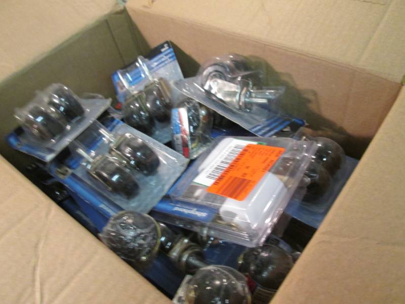 Box Full of Misc Casters  D-3...