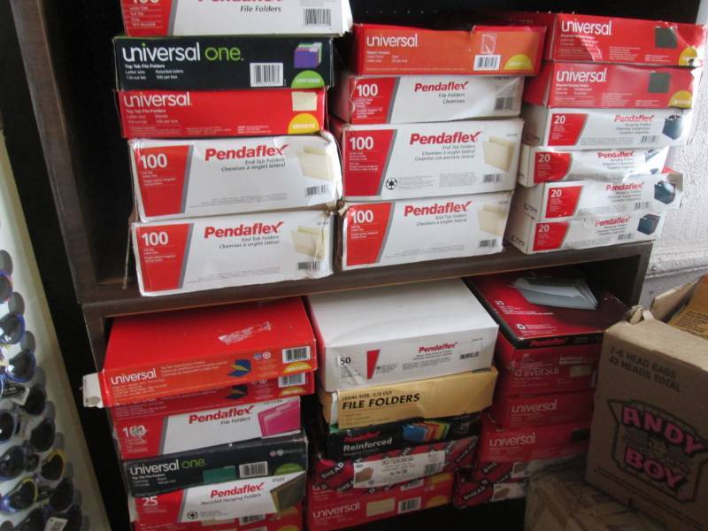 Large Lot of Folder Files Hanging F...