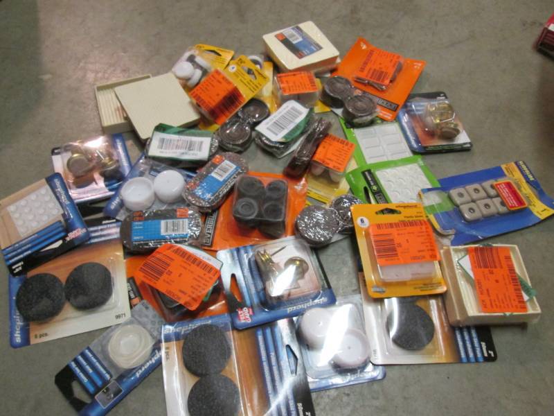 Lot of Misc Furniture Pads Cups Etc...