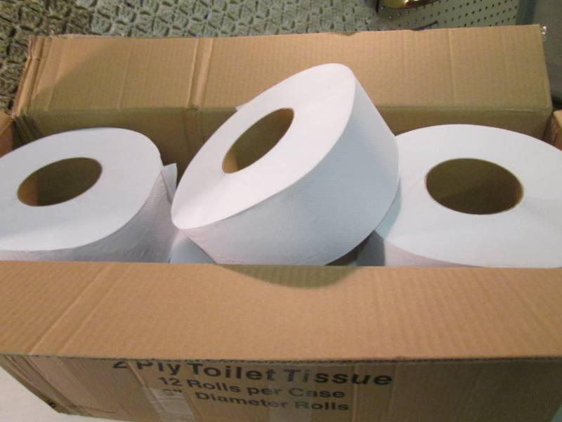Case of 12 Jumbo Roll 2-Ply Toilet ...