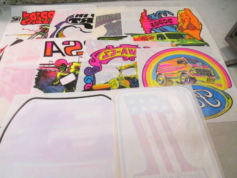 Lot of 10 Misc Heat Press Transfers...