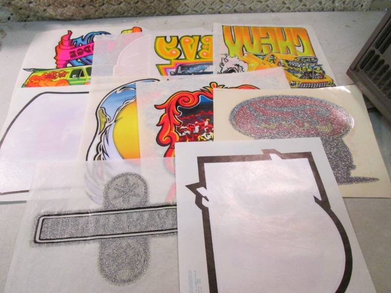 Lot of 10 Misc Heat Press Transfers...