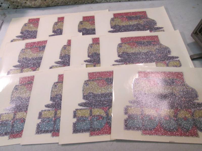 Lot of 12 Dodge Van Heat Press Tran...