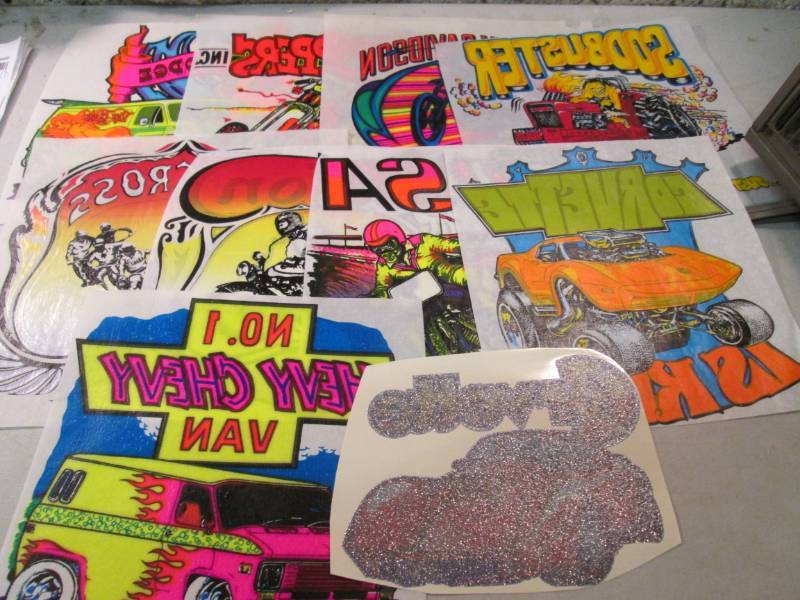Lot of 10 Misc Heat Press Transfers...
