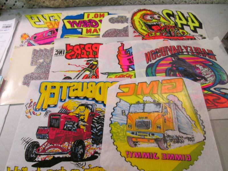 Lot of 10 Misc Heat Press Transfers...