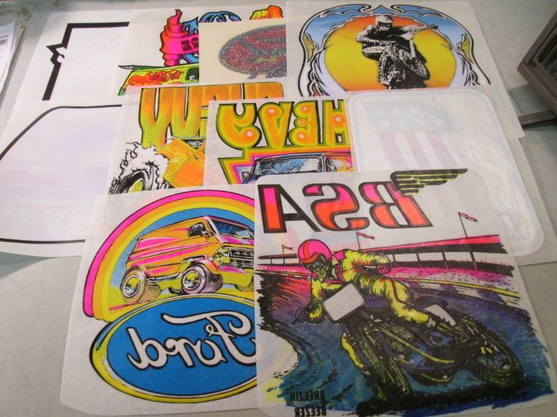 Lot of 10 Misc Heat Press Transfers...