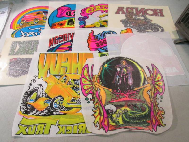 Lot of 10 Misc Heat Press Transfers...
