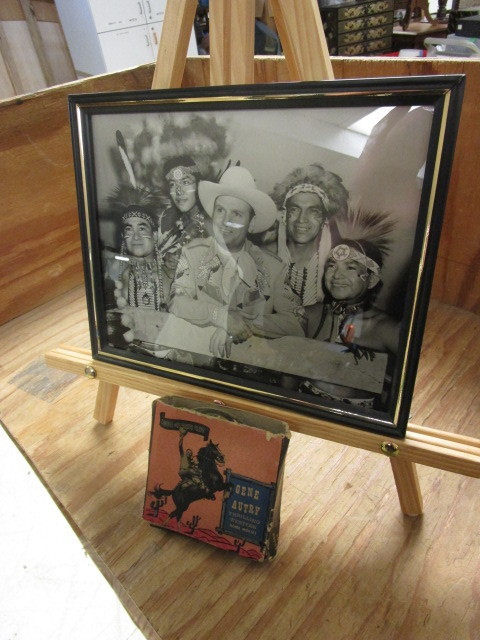 GENE AUTRY MOVIE REEL  AUTOGRAPHED PHOTO