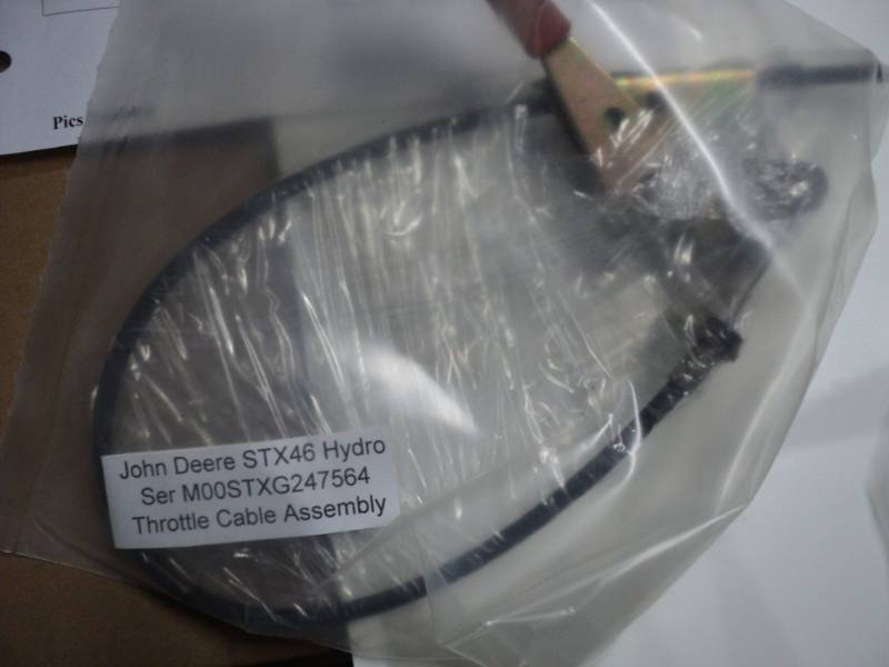 John Deere STX46 Part (BD) - Thrott...