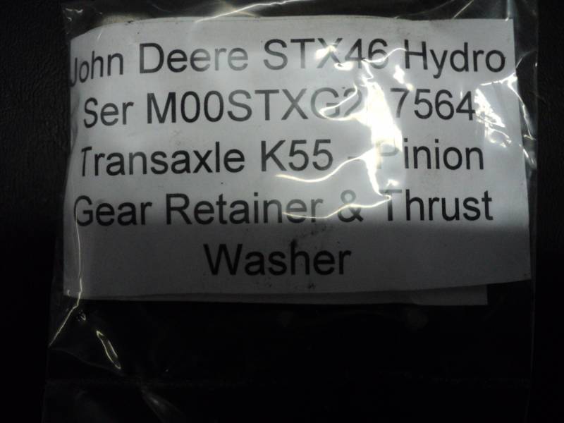 John Deere STX46 Part (BD) - Transa...