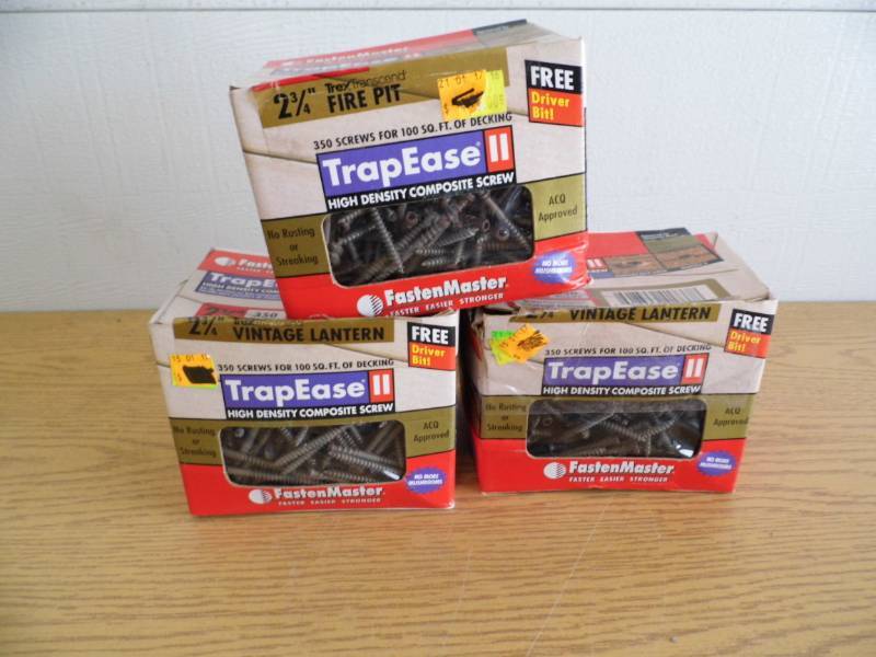 Lot of 3 Trap Ease II Screws