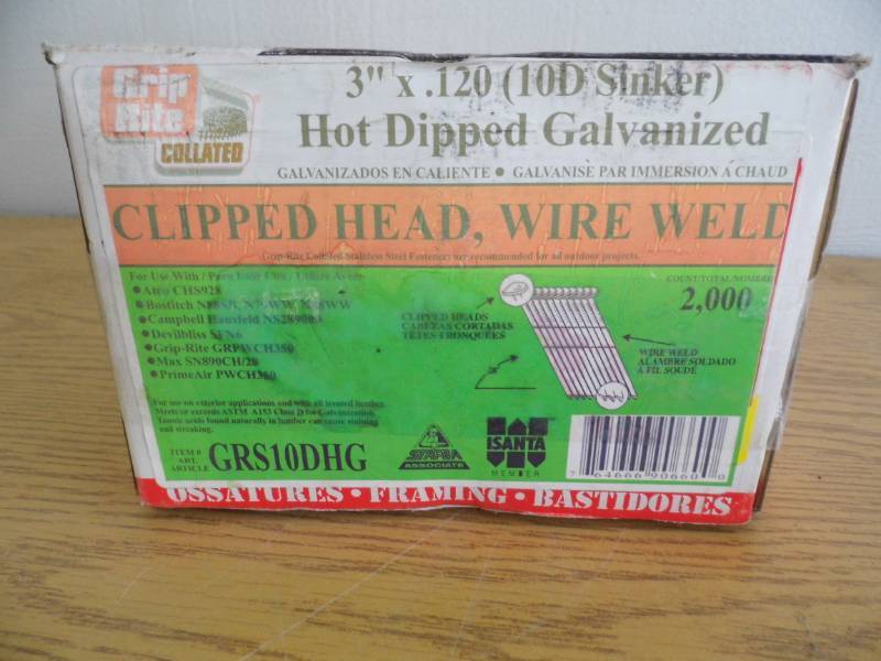 Grip Rite Clipped Head Wire Weld