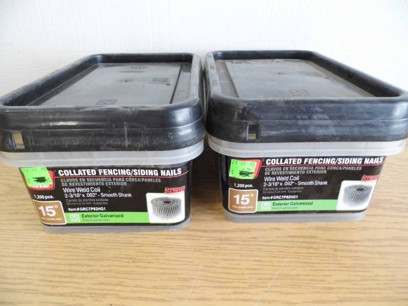 Lot of 2 Grip Rite Collated Fencing Nails