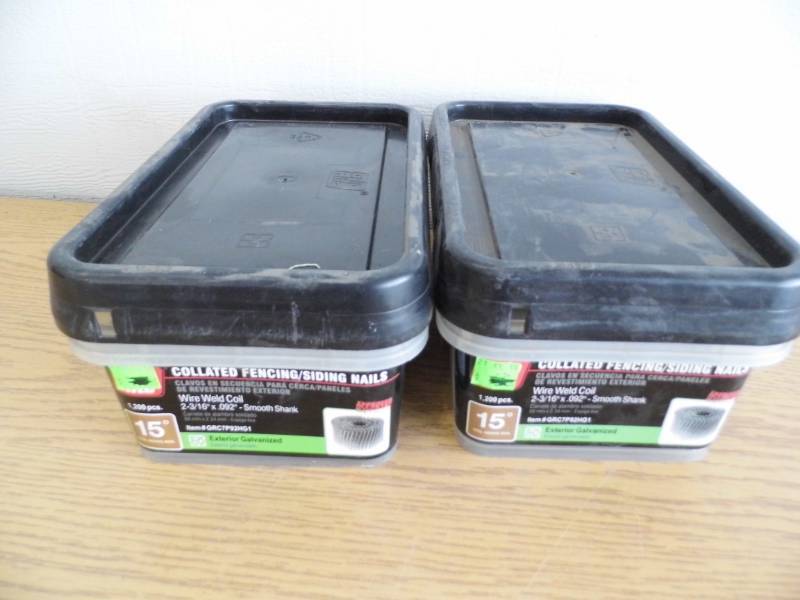 Lot of 2 Grip Rite Collated Fencing Nails
