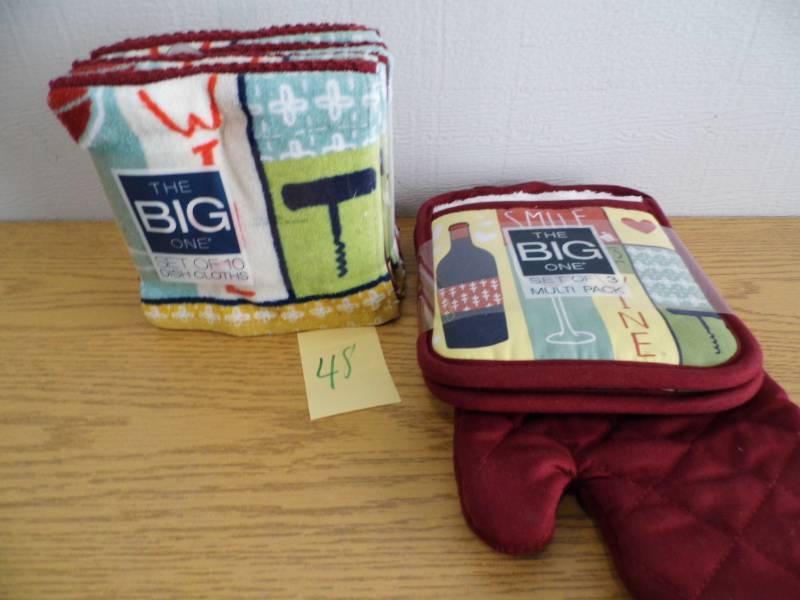 Lot of New Dish Cloths - Oven Mitts