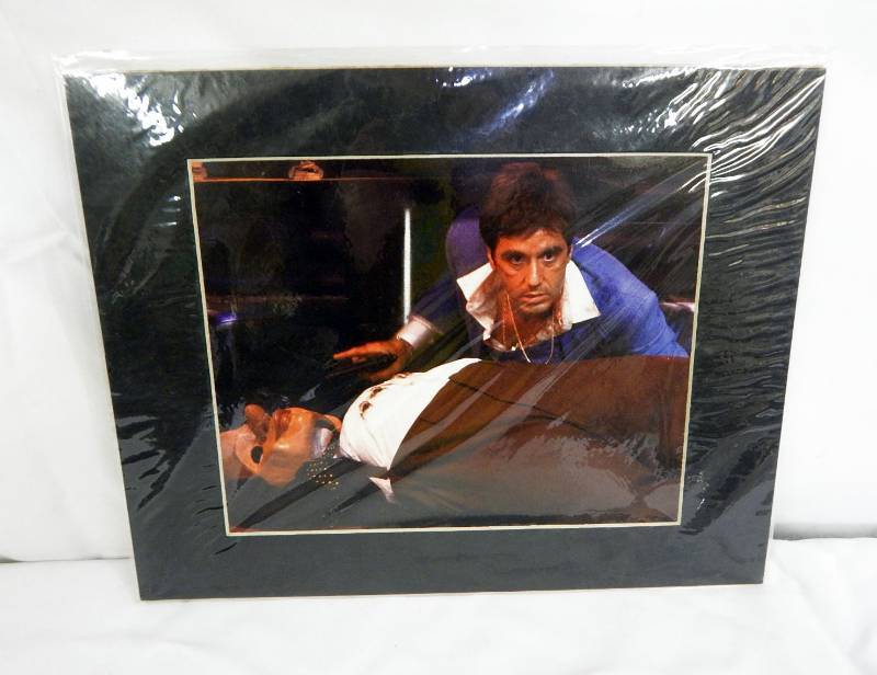 lot 156 image: Lot of 3 Scarface Tony Montana Matted Prints