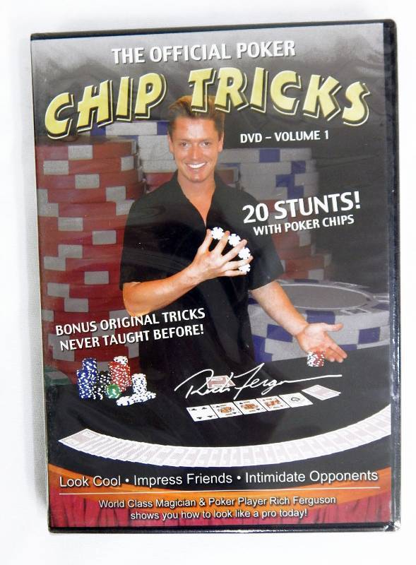lot 163 image: Lot of 34 New Poker Strategy and Poker Chip Tricks DVDs
