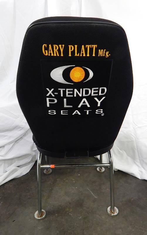 lot 19 image: New Gary Platt Manufacturing X-Tended Play Seat Casino Gaming Chair