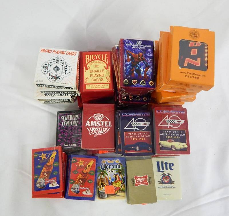 lot 59 image: Large lot of Playing Cards