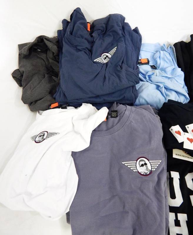 lot 116 image: Large Lot of Womens Poker and Gambling Themed Shirts