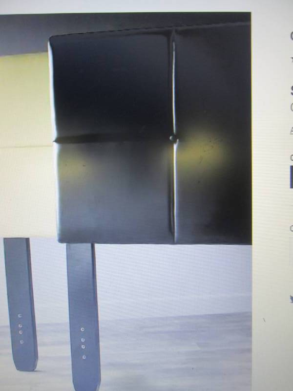 lot 35 image: Queen Hudson Headboard open box Ret...