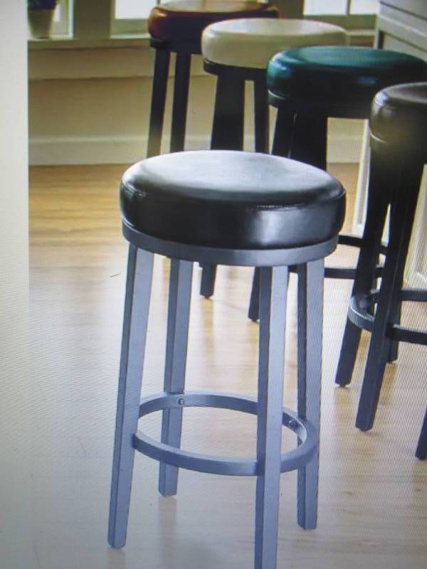 lot 66 image: Hudson Bar Stool in Ivory open box ...