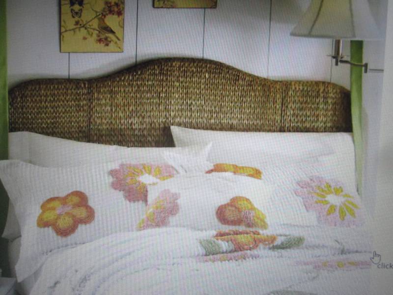 lot 102 image: Seagrass Headboard King open box Re...