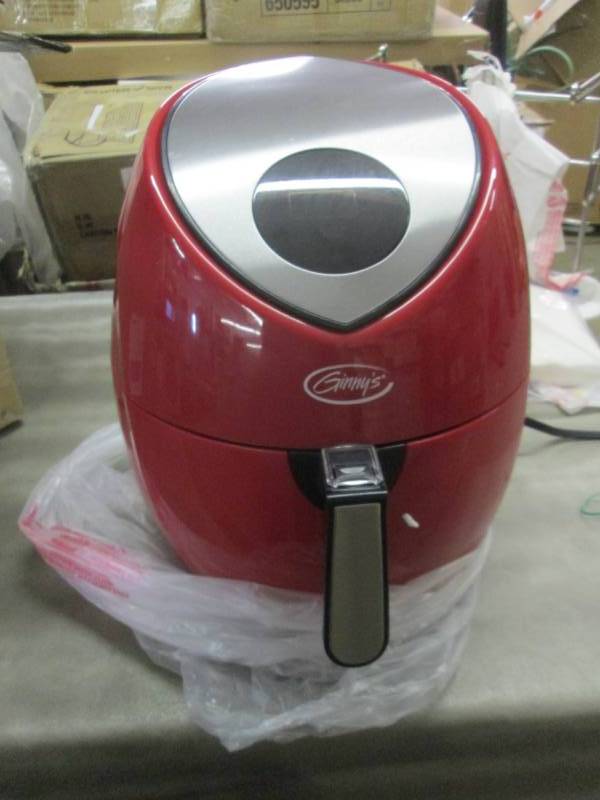 lot 112 image: X-Large Air Fryer by Ginnys open b...