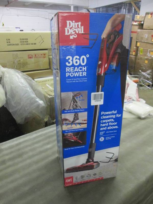 lot 113 image: Reach Corded Stick Vac by Dirt Devi...