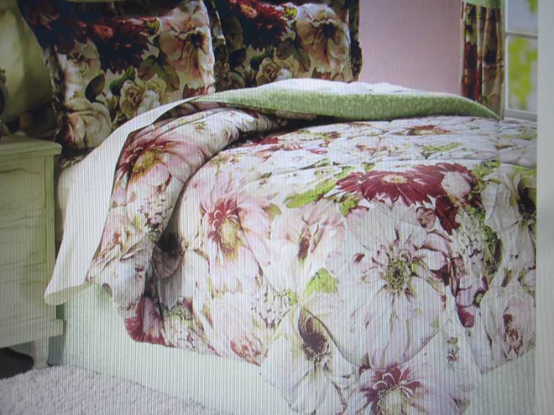 Rose Garden Comforter Set Queen Ret Furniture Home Decor