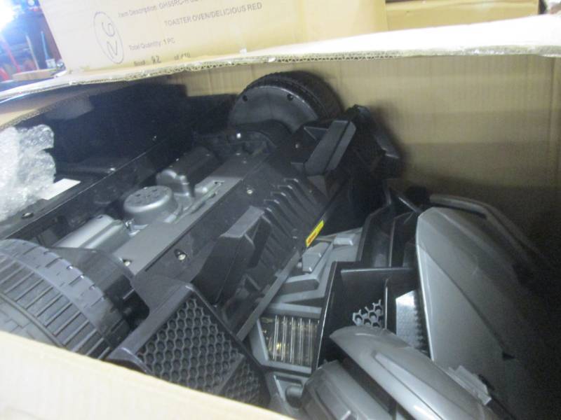 lot 139 image: Ride-On Robot open box, untested Re...