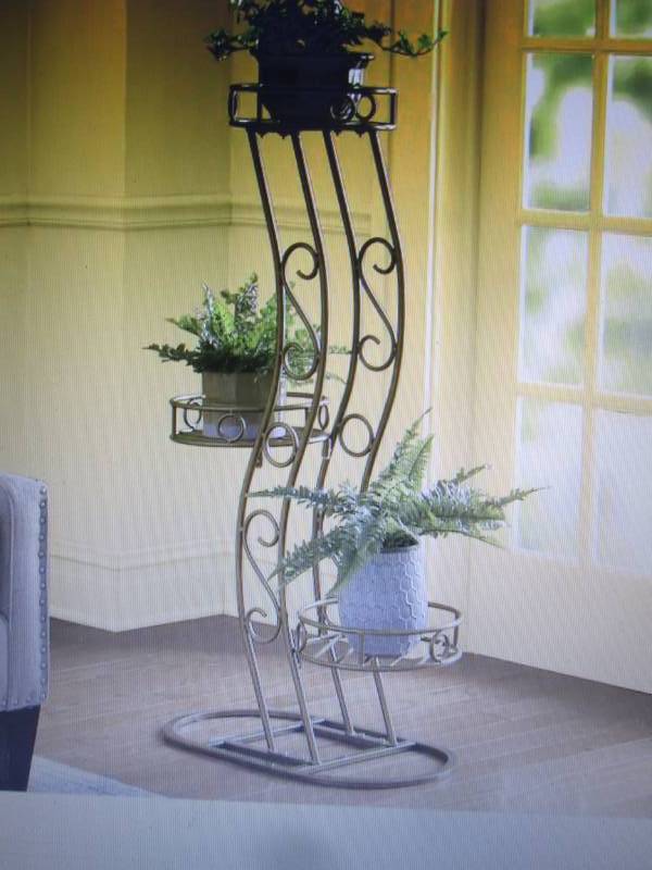 lot 150 image: Belligia Plant Stand open box Retai...