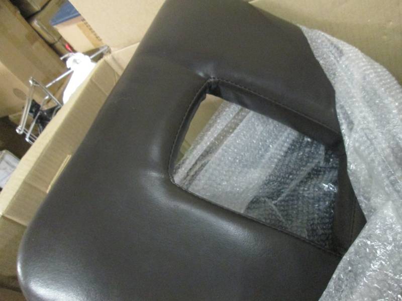 lot 155 image: Cut Out Stool open box Assembly req...