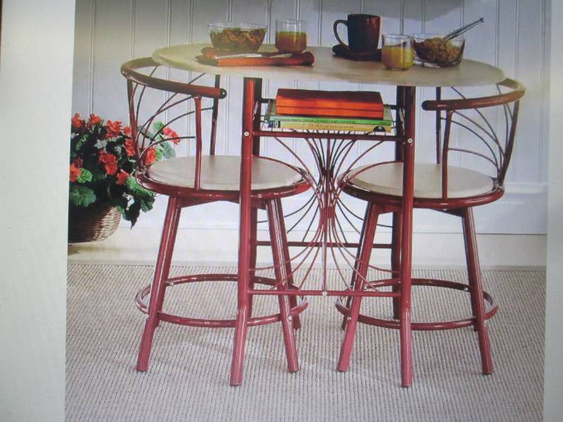 lot 157 image: Colorful Bistro Set open box Retail...