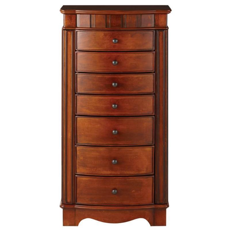lot 169 image: Brownyn 7 Drawer Jewelry Armoire op...