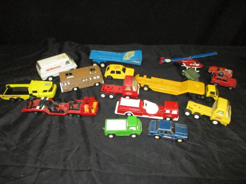 Old Tonka Toys and Tootsie Toys, matchbox and more