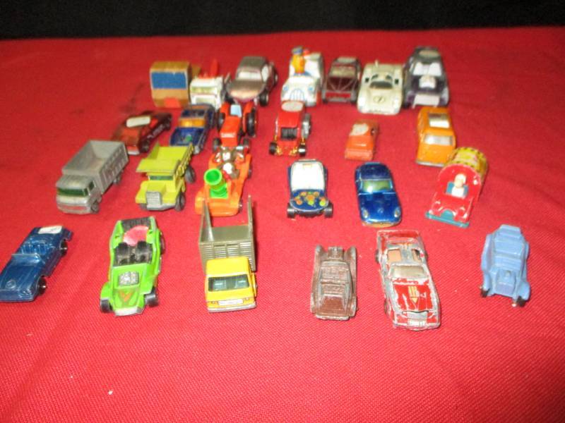 Old cars, tonka and matchbox