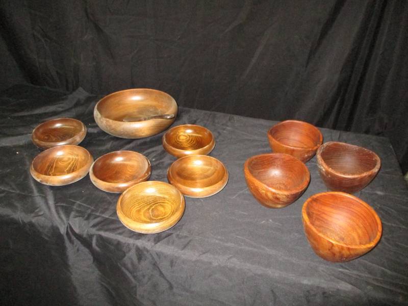 Wooden bowls sets