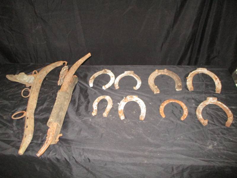 Horshoes and horse items