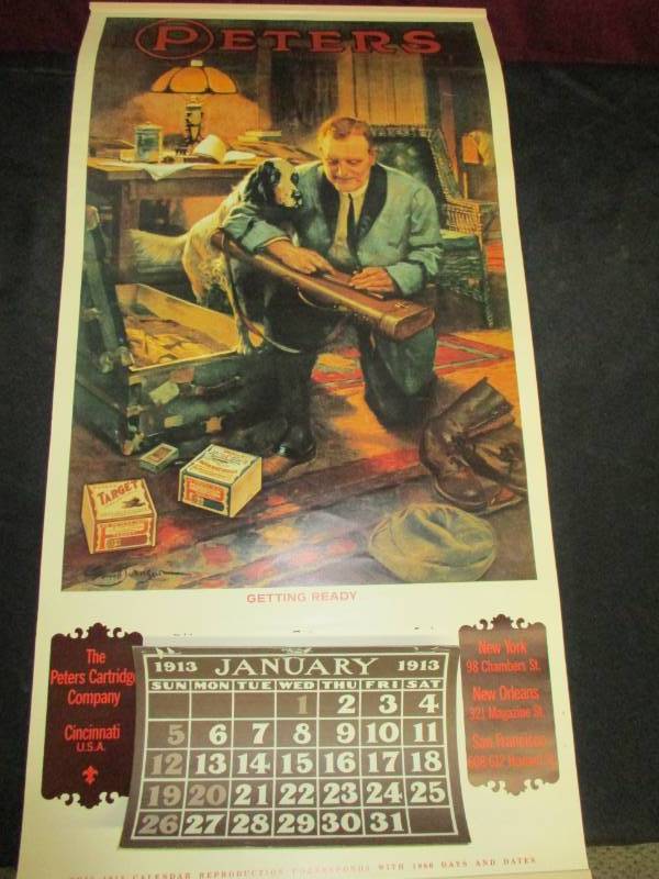 1913 Peters Calendar