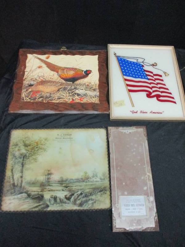 Pheasant picture and and Advertising Pieces,