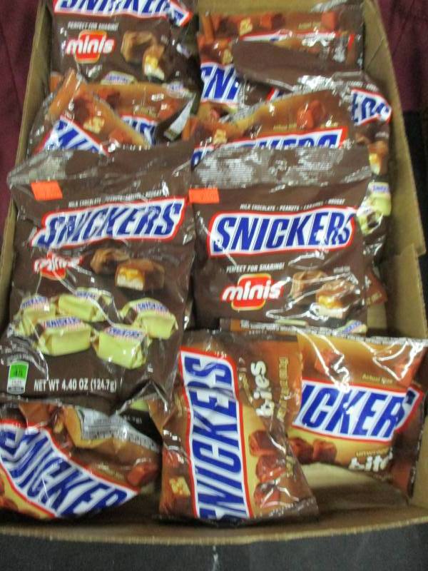 16 bags of snicker