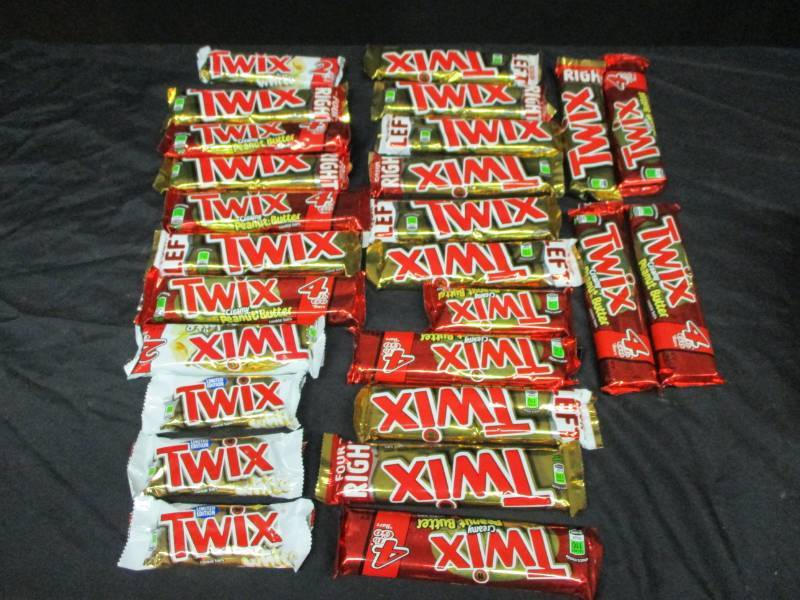 22 double twix king size and 4 regular sized