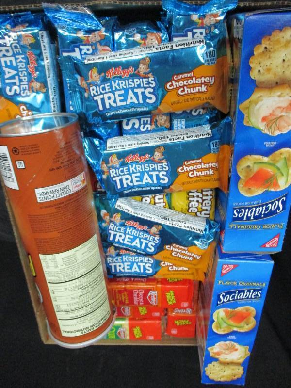 37 rice crispie bars crackers pringles