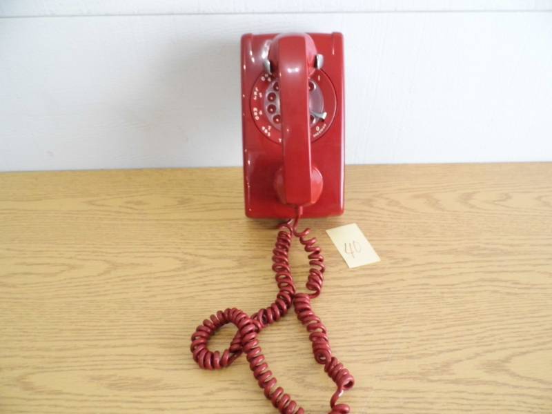 Red Rotary Telephone