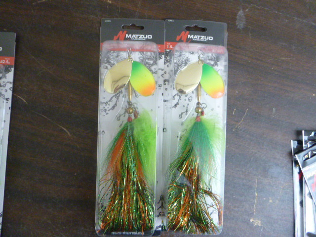 lot 32 image: 3 NEW Matzuo Muskie Spinners