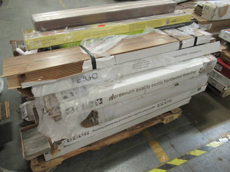 lot 5 image: WHOLESALE MIXED PALLET OF RETURNS - FLOORING
