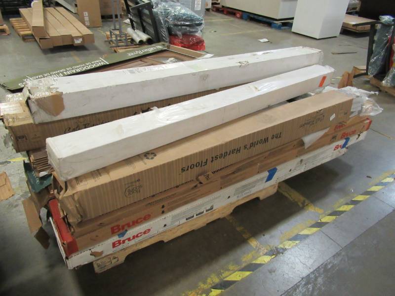 lot 6 image: WHOLESALE MIXED PALLET OF RETURNS - FLOORING